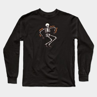 It's okay to be lonley sad skeleton Long Sleeve T-Shirt